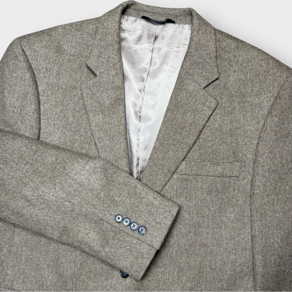 Jos A Bank Men’s 43R Blazer Brown Camelhair Sport Coat Two Button Classic Jacket